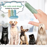 # exten # Silicone Pet Dog 360° Cleaning Finger Toothbrush Oral Cleaning Finger Cots Toothbrush Pet 