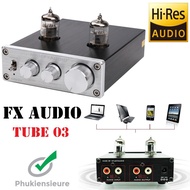 FX Audio TUBE-03 6J1 Preamplifier Đèn Chỉnh Bass-Treble + Kèm dây quang âm thanh mạ vàng 1.5m