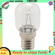 E14 High Temperature Bulb 500 Degrees 25W Halogen Bubble Oven Bulb E14 250V 25W Quartz Bulb