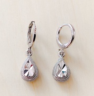 Anting Wanita Tetes Batik Cantolan Silver