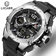 LICARR Brand Original Mens Watches Waterproof Military Light Display Casual Fashion Men Watch Sport 