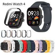 For Redmi Watch 4 strap case tempered glass screen protector USB Cable fashion smart watch straps cases