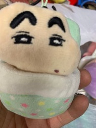 蠟筆小新 BABY 嬰兒睡袋被窩毛絨公仔吊飾[平行進口]