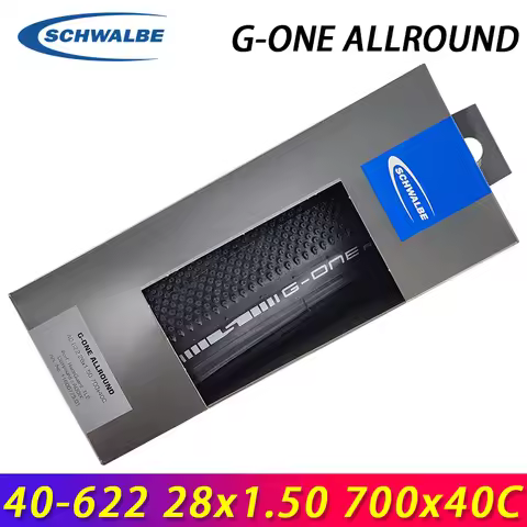 SCHWALBE G-ONE ALLROUND 40-622 28x1.50 700x40C Black Tubeless Folding Tire for Gravel Bike Touring B