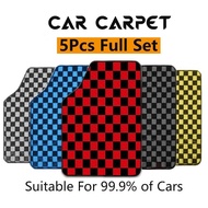 AUTOP Premium Carpet Car Mat Anti-Slip Universal Automotive Floor Mats (5PCS)Thai Car Floor Mat for 