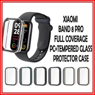 Xiao Mi Band 8 Pro Tempered Glass PC Case Miband 8Pro Smart Watch Protector Case Cover Mi Band 8Pro 
