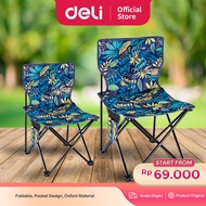 Deli Spanspace Folding Chair / Kursi Lipat Camping Outdoor Mancing Portable Kapasitas 150kg VS410X