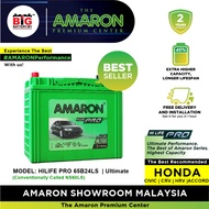 [Professional Replacement] 65B24LS | NS60LS | AMARON PRO Series | Civic Crv Hrv Accord | Car Battery Bateri NS60 NS60L