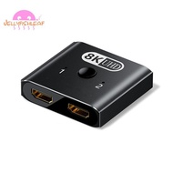 8K Bi-Directional -Compatible 2.0 Switch 2 in 1 Out HD 8K@60Hz -Compatible 2.0 Hub -Compatible Switc