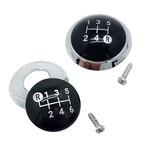 5/6 Speed Car Gear Shift Knob Cap Cover Emblem Lever Stick Pen for Toyota Corolla 1.8MT 2007-2013 / 