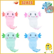 SIXIS Axolotl Squishy Toys, Cute Shape Soothing Texture Squishy Stress Glitter,  Sugar Filled Squish