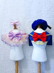 Donald Duck & Daisy Duck造型頸飾 寵物 圍巾 貓犬 狗狗 角色扮