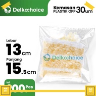 OPP PLASTIC SEAL STRONG GLUE GLASS PLASTIC BREAD PLASTIC COOKIES PLASTIC BISCUITS BAG 13CM x 15CM