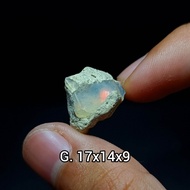 Bahan Batu Kalimaya Afrika/ Bongkahan Batu Kalimaya Ethiopia Natural / Minion Berjarong Kontras Coco