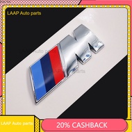 LAAP BMW M Logo Power Sport E90 M3 M5 M7 Car Sticker Auto Front Grille Emblem Accessories ABS Original Car Material yang