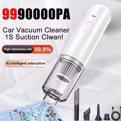 2026 Car Vacuum Cleaner Cleaning Powerful Suction Handheld Car Vacuum Cleaner Rechargeable for Car a