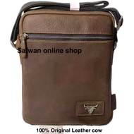 New and High Quality:SIZE L Rush Rider Sling Bag Full Grain Cow Leather Shoulder Bag CrossBody Leath