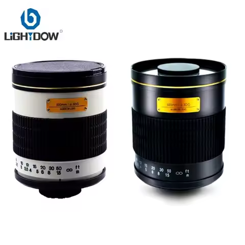 Lightdow 500mm F6.3 Manual Telephoto Mirror Lens Full Frame Camera Lens EF Mount for Canon EOS Rebel
