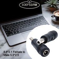 IOEFSGF69 5.5*2.1 Female to Male 5.5*2.5, 5.5 x 2.5 mm 5.5 x 2.1 mm DC Power Connector, Adapter Plug