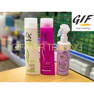 QS 3D Organic Series Shampoo & Masque (320ml) + Hydro Hair Spa Leave In Conditioner Spray (265ml)