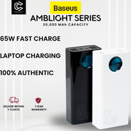 [🔥SG READY STOCK🔥] BASEUS Amblight 65W 30000mAh Laptop Power Bank Powerbank PD 3.0 QC3.0 Quick Charge