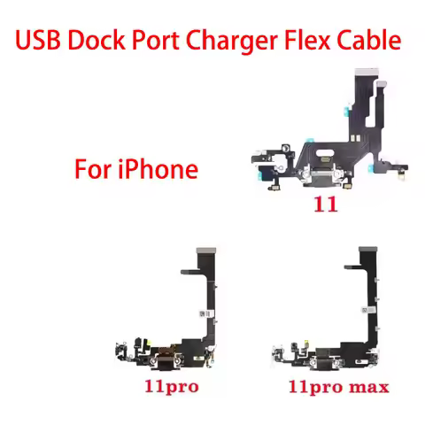 Charging Flex Cable For iPhone 11 Pro Max USB Plug Charger Port Dock Connector With Mic Headphone Au