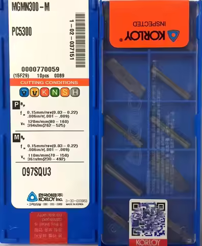 MGMN150-G MGMN200-G MGMN250-G MGMN300-M MGMN400-M MGMN500-M PC5300 100% original KORLOY Carbide inse