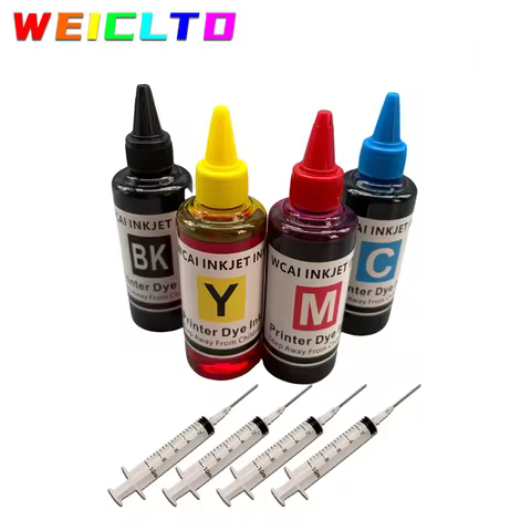 LC12 LC17 LC40 100ML Refill Dye Ink for Brother LC40 LC73 LC75 LC77 LC79 LC12 LC17 LC71 LC400 LC450 