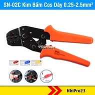 SN-02C Cos Press Pliers, Wire Size 0.25-2.5mm2, 24-14AWG