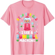Stop the car I see Children's T-Shirt Gumball Machine Funny Gumball Machine T-Shirt Fashion Tops for