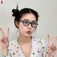 Round Frame Funny Vertigo Glasses Dizzy Shaking Costume Eyes Glass Gift Choice For Kids Friends
