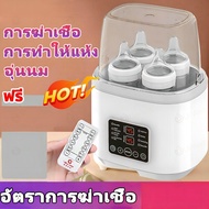 Aysy Tang เครื่องนึ่งขวดนม ที่นึ่งขวดนม สามารถอุ่นนม เครื่องนึ่งขวดนมและอบแห้ง ทำอาหารเสริม เครื่องนึ่งขวด ตู้อบขวดนมเครื่องอบขวดนม