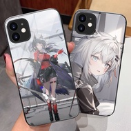 Arknights Texas Amiya 04 Glass Phone Case For iPhone 17 Air 16 Pro Max 16e 15 Pro Max 14 13 12 11