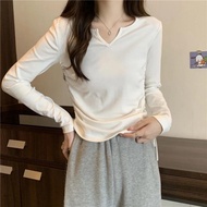 Women's Long Sleeve Drawstring T-shirt HL168 -Titiffa shop