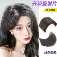 Hair Pads Seamless Natural Invisible Thickening Root Wigs On Both Sides J5ml6