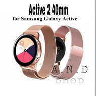 GALAXY WATCH ACTIVE 1 2 44MM 40MM MILANESE MAGNET LOOP STRAP STAINLESS WATCH BAND WATCH STRAP
