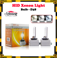 HID Xenon Light Bulb - D3S - 4300K / 5000K / 6000K - 35w