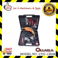 QUASA CYG-1360K 13MM Impact Drill Tools Kit Set 600W