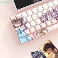 {hangmai} 74 Keys Anime Anita Hailey Keycaps Cartoon Style Mechanical Keyboard Key Caps For 61/68 Wo