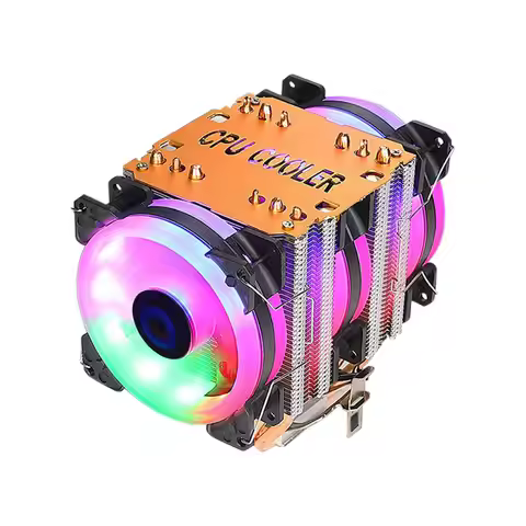 X99 Processor Cooler 6 Heat Pipes Cpu Cooler For Intel Lga 2011-V3 1700 1151 AM4 AM3 4PIN PWM rgb Ai