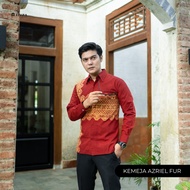 KEMEJA Batik Huza Men | Men's Batik shirt | Azriel Fur Shirt