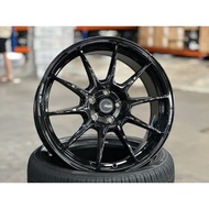 NEW 17X8J Advanti Aria Rim (set of 4) Black 5X100 for GT86 BRZ GR86 Altis Polo Vento
