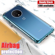【Crystal Clear】For OnePlus 7T HD1900 HD1901 HD1903 HD1905 HD1907 Soft Rubber Gel Jelly Case Transpar