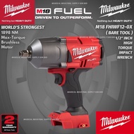 MILWAUKEE M18 FHIWF12-0X Fuel 1/2" High Torque Impact Wrench 1898NM