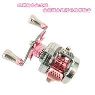 High Dk100 Cnc Metal Fishing Reel Long Casting All-Metal Machining 6.8 Gear Ratio Drum Wheel Aluminu