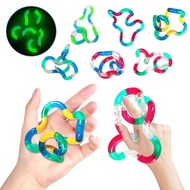 Fingertip Toys Twisting Toys Rainbow Winding Toys Children's Decompression Fidget Twisting Toys E5f3