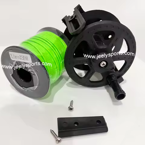 Wooden or Metal Spearfishing Reel With 50M Spectra Line