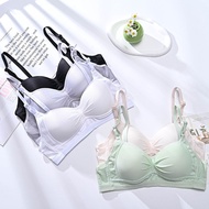 Women's Underwear Wireless College Student High School Girl Bra Comfortable Small Chest Push up Cbaju dalam kancing depanplus size pantieslingerlinebaju dalam innerbengkung samping