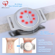 iKeener Portable Red Light Therapy Apparatus Red light 660nm(9 tubes)+near Infrared light 810nm(1 tu