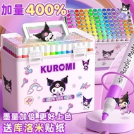 Kuromi Acrylic Marker Student Dedicated Melody Children's Art Opaque Stackable Color Washable Brush 
